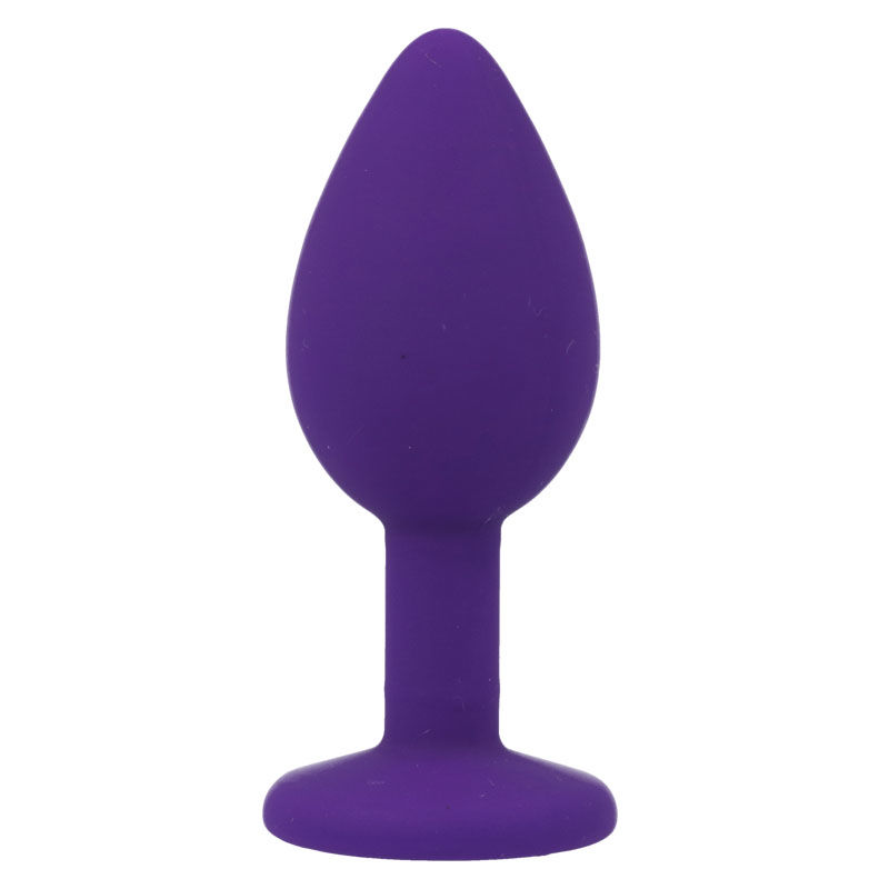 Plug anal en silicone doux lilas — INTENSE ANAL TOYS