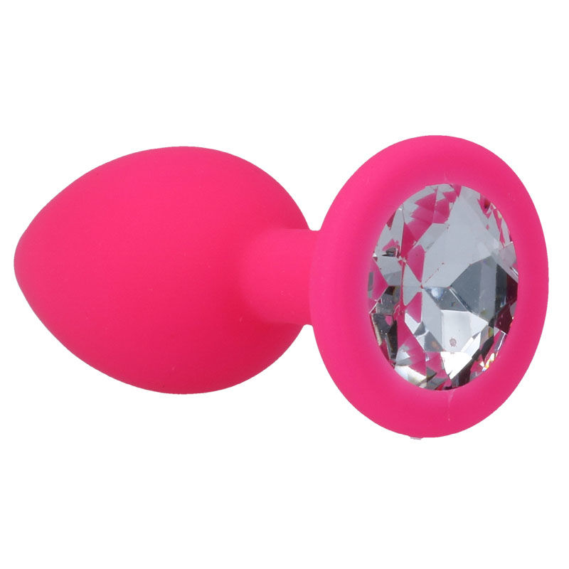Plug anal soyeux fuschia — INTENSE ANAL TOYS