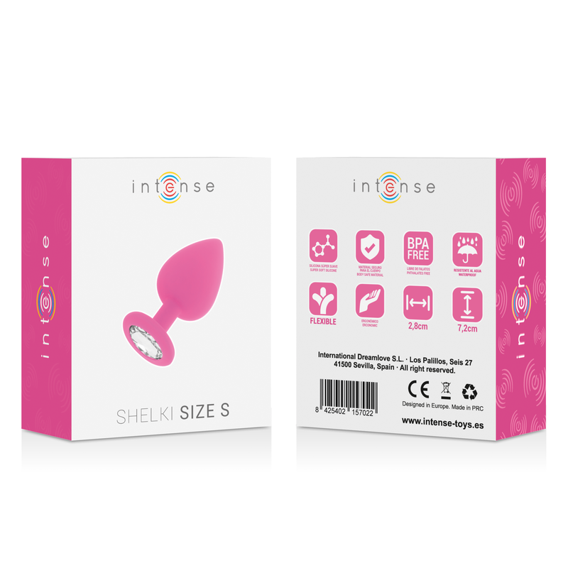 Plug anal soyeux fuschia — INTENSE ANAL TOYS