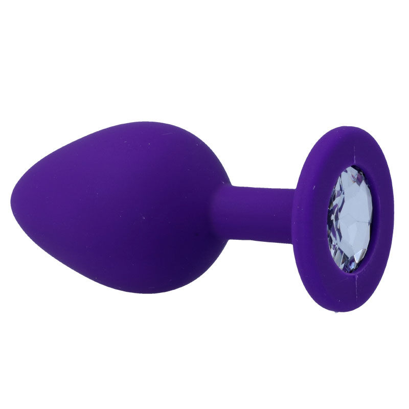 Plug anal en silicone lilas — INTENSE ANAL TOYS