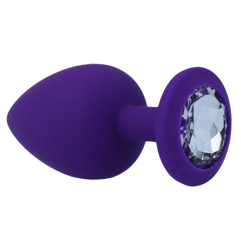 Plug anal luxueux en silicone lilas — INTENSE ANAL TOYS