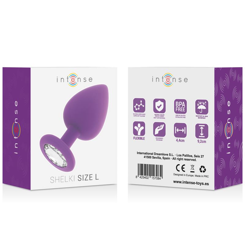 Plug anal luxueux en silicone lilas — INTENSE ANAL TOYS