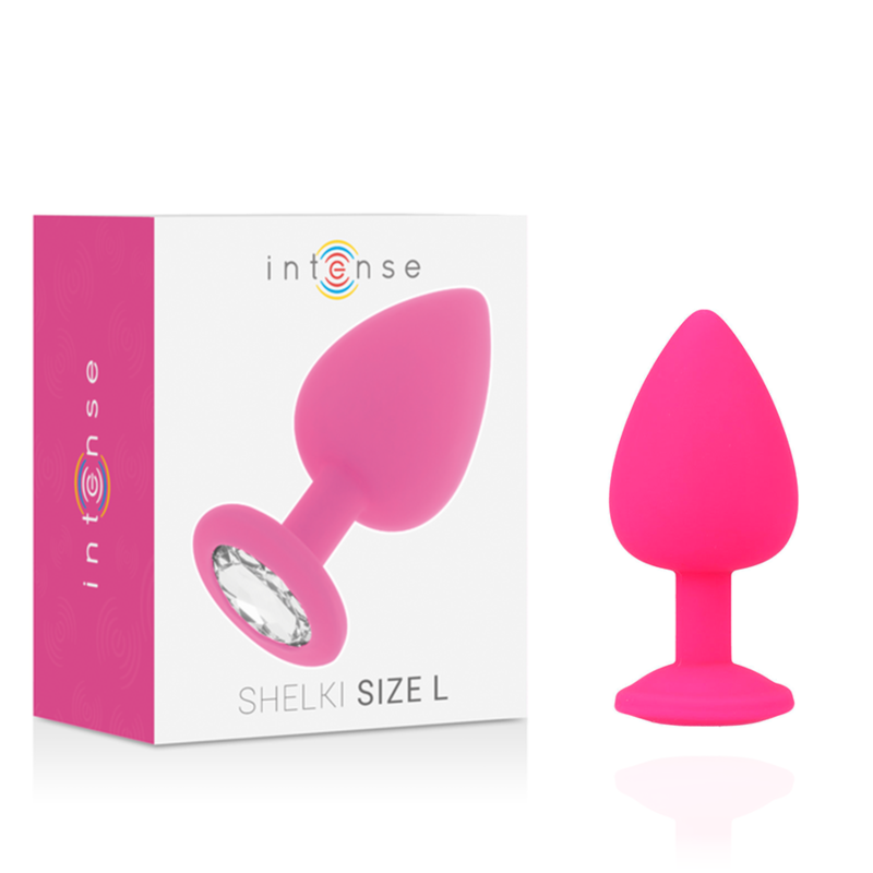 Plug anal luxueux en silicone fuchsia — INTENSE ANAL TOYS