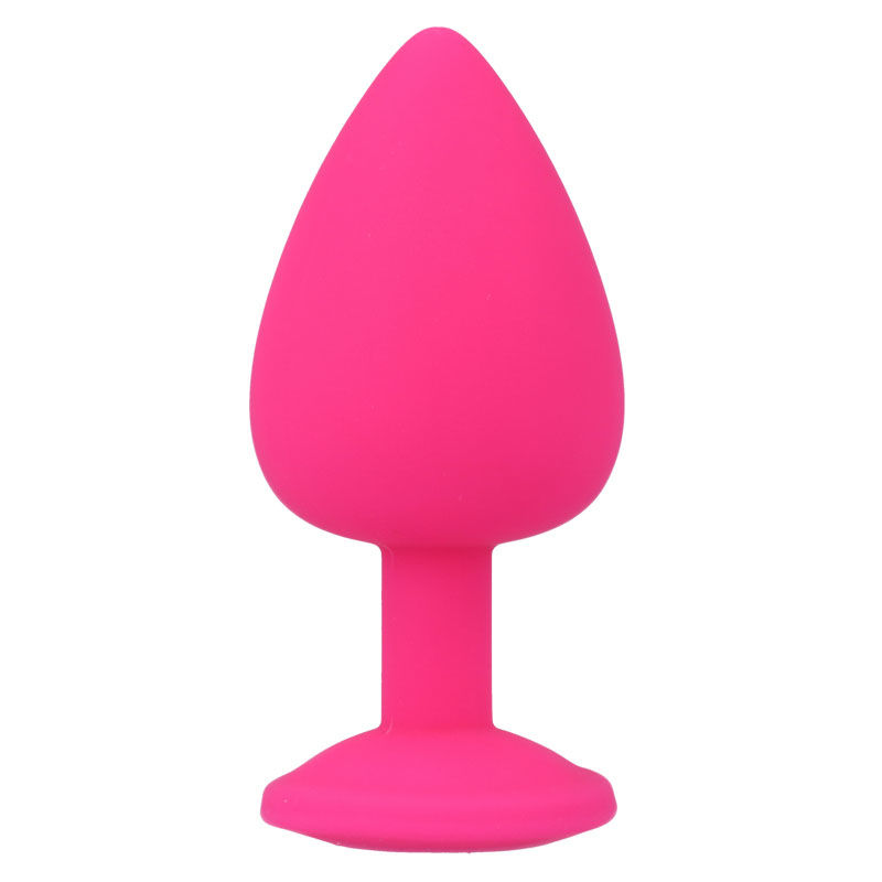Plug anal luxueux en silicone fuchsia — INTENSE ANAL TOYS