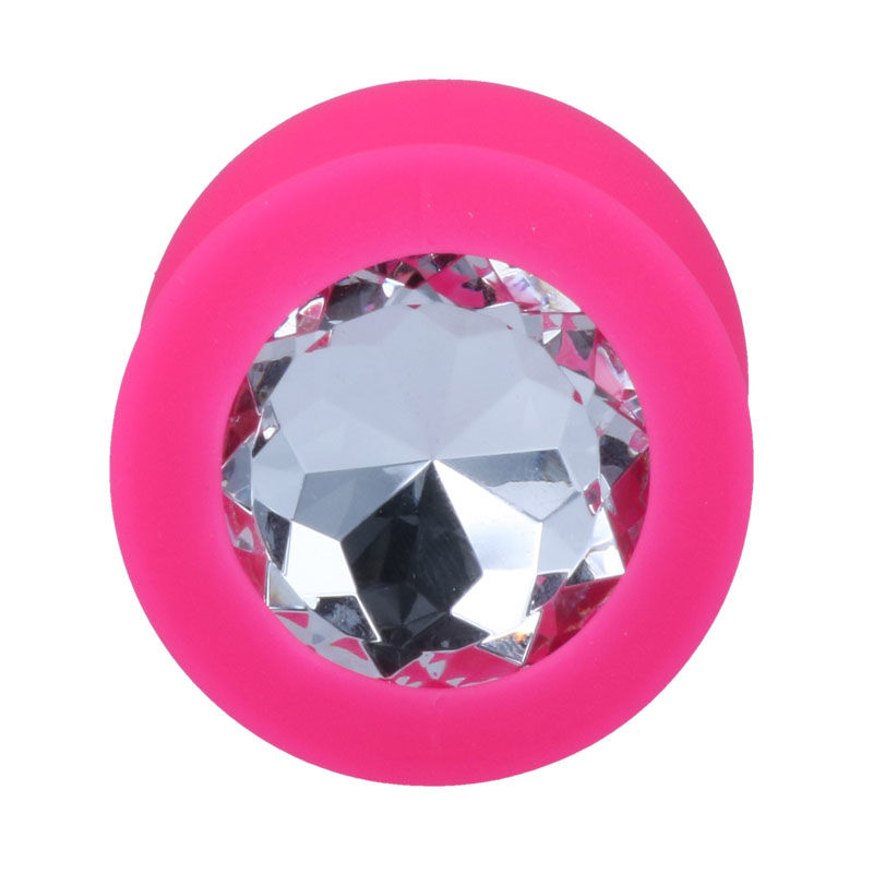 Plug anal luxueux en silicone fuchsia — INTENSE ANAL TOYS
