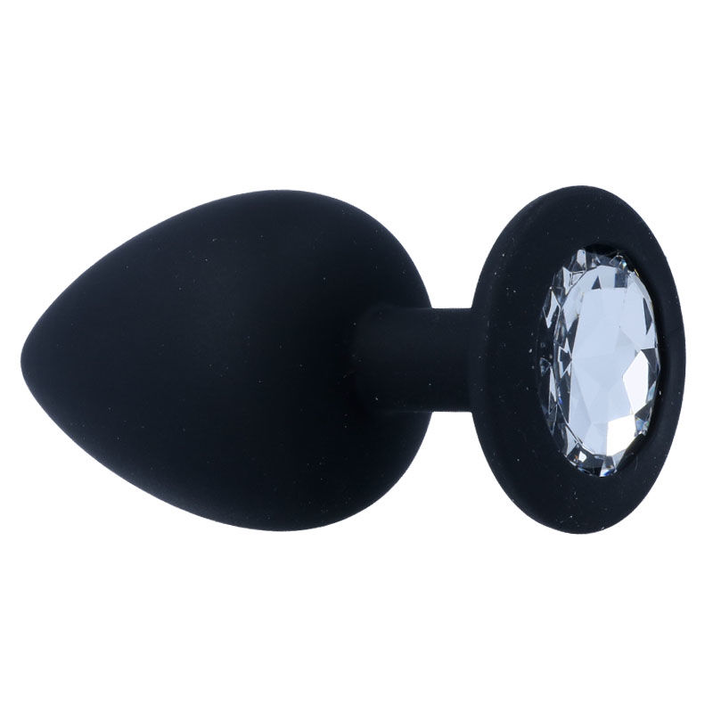 Plug anal luxueux en silicone noir — INTENSE ANAL TOYS