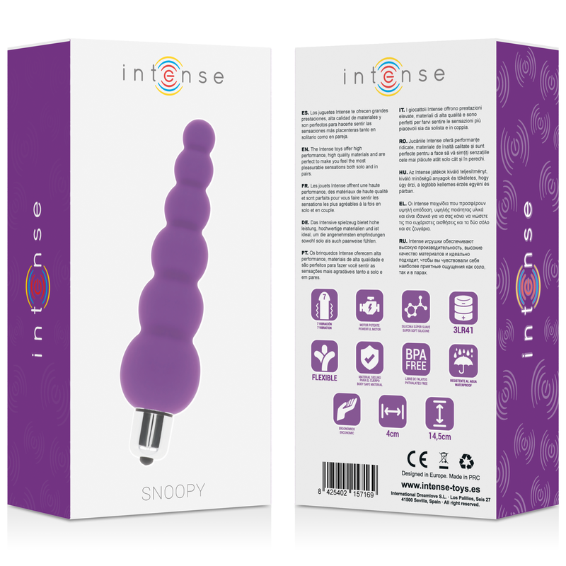 Plug vibrant anal en silicone aux 7 vitesses — INTENSE ANAL TOYS