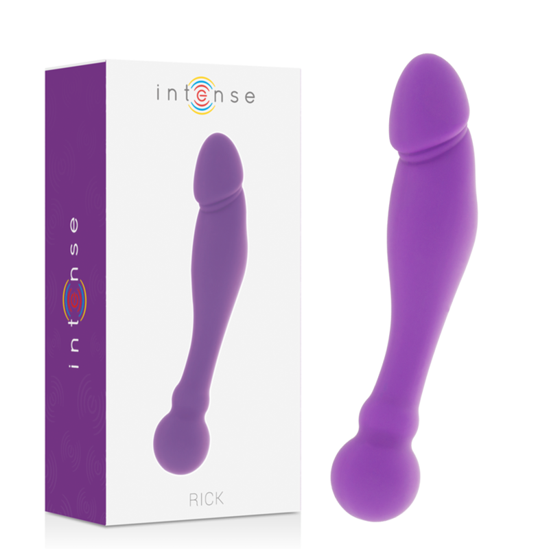 Stimulateur double en silicone doux lilas — Intense High Tech