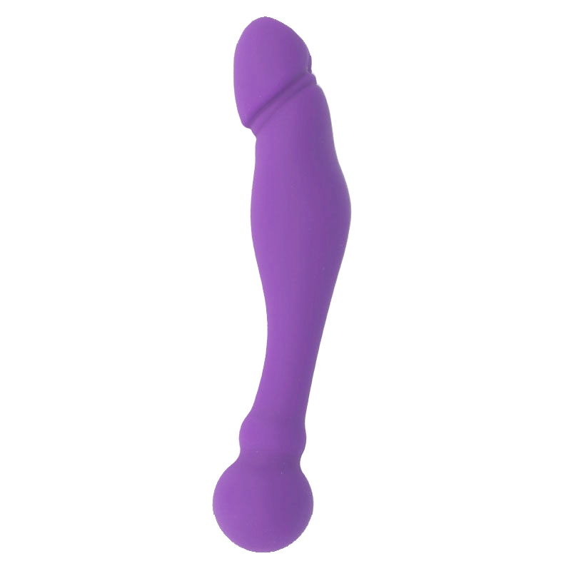 Stimulateur double en silicone doux lilas — Intense High Tech