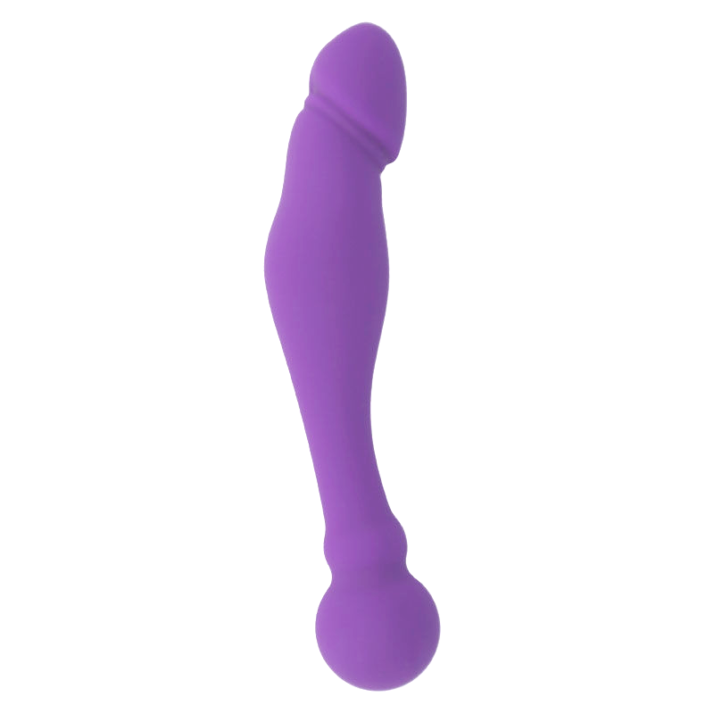 Stimulateur double en silicone doux lilas — Intense High Tech