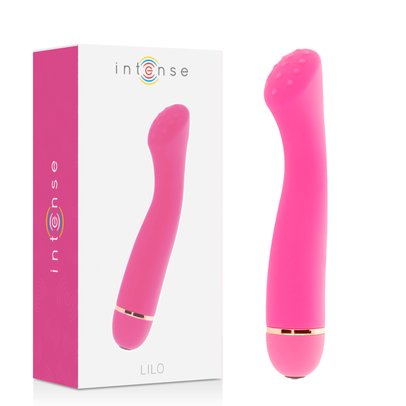 Vibromasseur Lilo 20 vitesses en silicone rose — INTENSE HIGH TECH