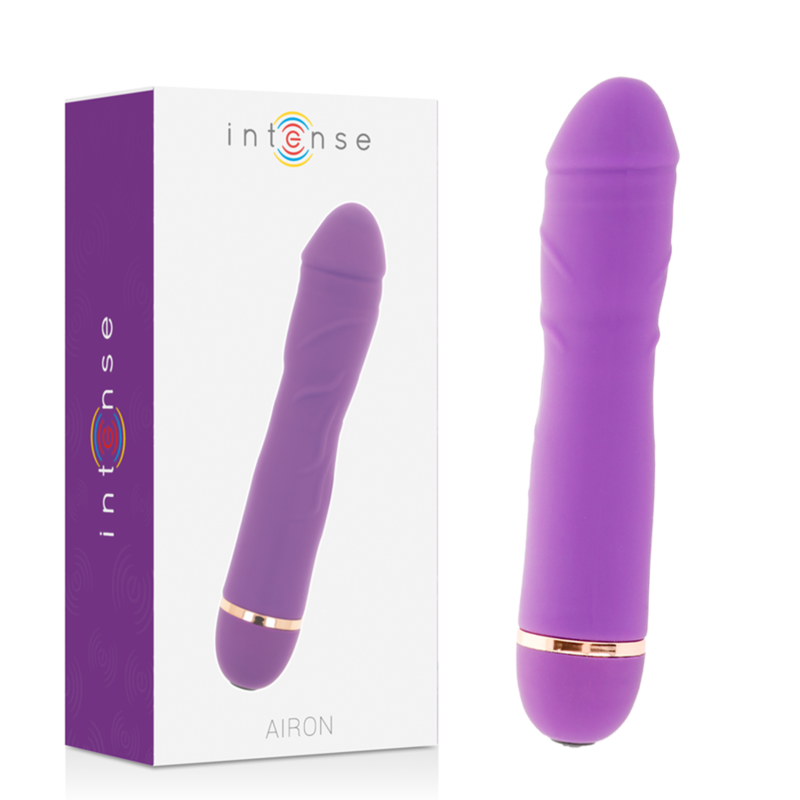 Vibromasseur Airon 20 vitesses silicone lilas — INTENSE HIGH TECH