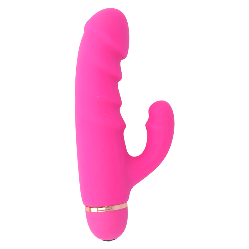 Stimulateur double Crass 20 vitesses silicone rose — INTENSE HIGH TECH