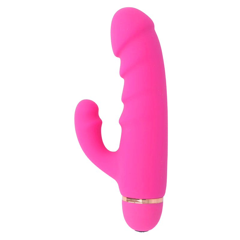 Stimulateur double Crass 20 vitesses silicone rose — INTENSE HIGH TECH