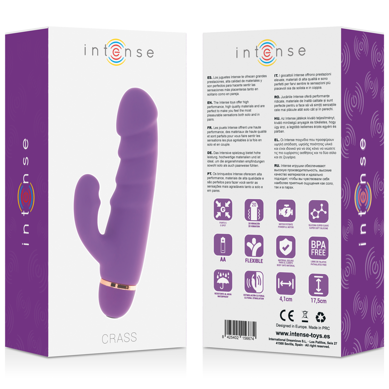 Vibromasseur courbe Crass 20 vitesses — INTENSE HIGH TECH