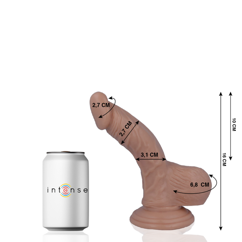 Gode double réaliste 16 cm — MR. INTENSE DILDOS