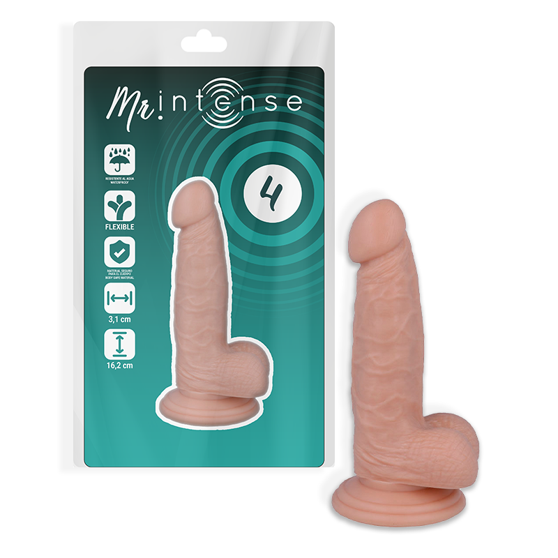 Gode réaliste souple avec ventouse 16.2 cm — MR. INTENSE DILDOS
