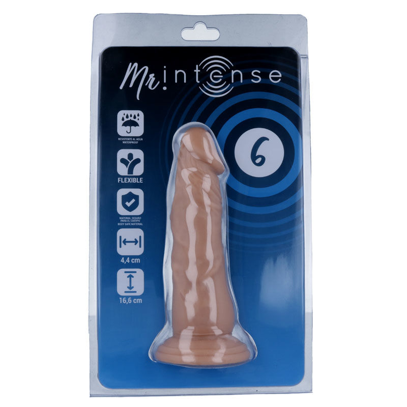 Gode réaliste flexible avec ventouse 16,6 cm — MR. INTENSE DILDOS