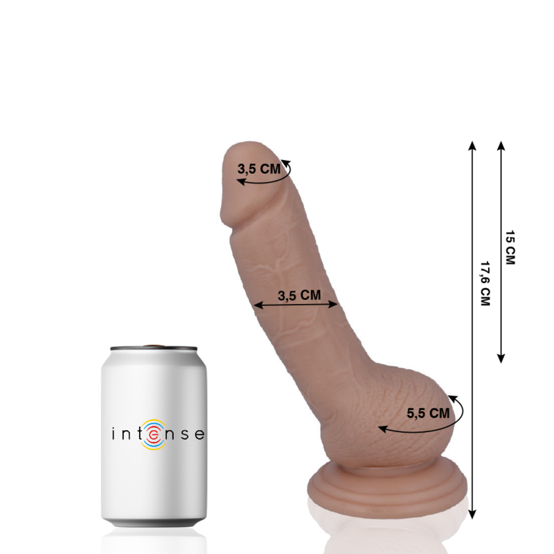Gode réaliste 17,6 cm avec ventouse — MR. INTENSE DILDOS