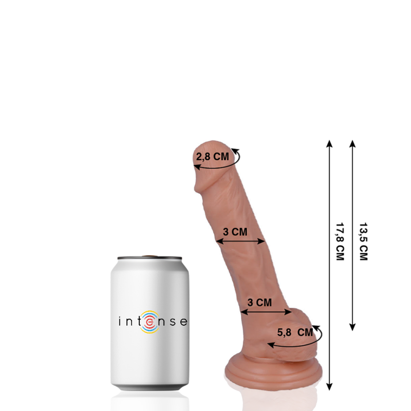 Gode réaliste 17,8 cm avec ventouse — MR. INTENSE DILDOS