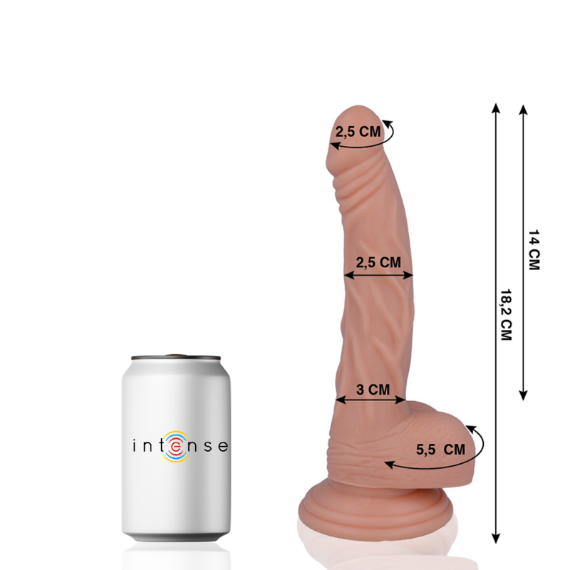 Dildo réaliste au toucher soyeux – 18,2 cm — MR. INTENSE DILDOS