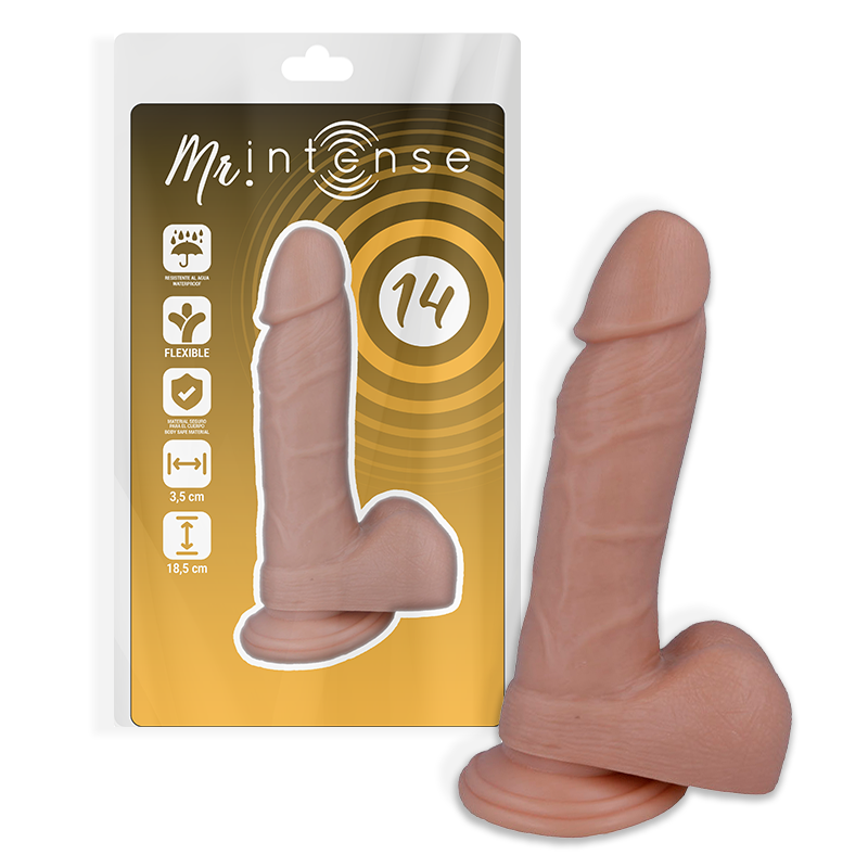 Gode réaliste souple avec ventouse 18,5 cm — MR. INTENSE DILDOS