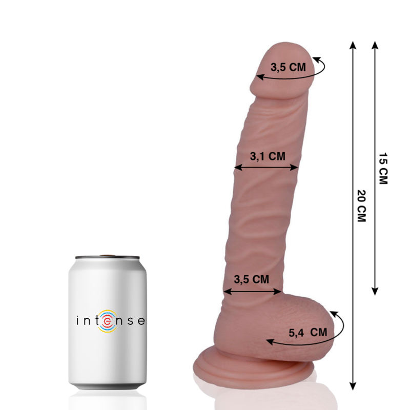 Gode réaliste 20 cm à ventouse — MR. INTENSE DILDOS