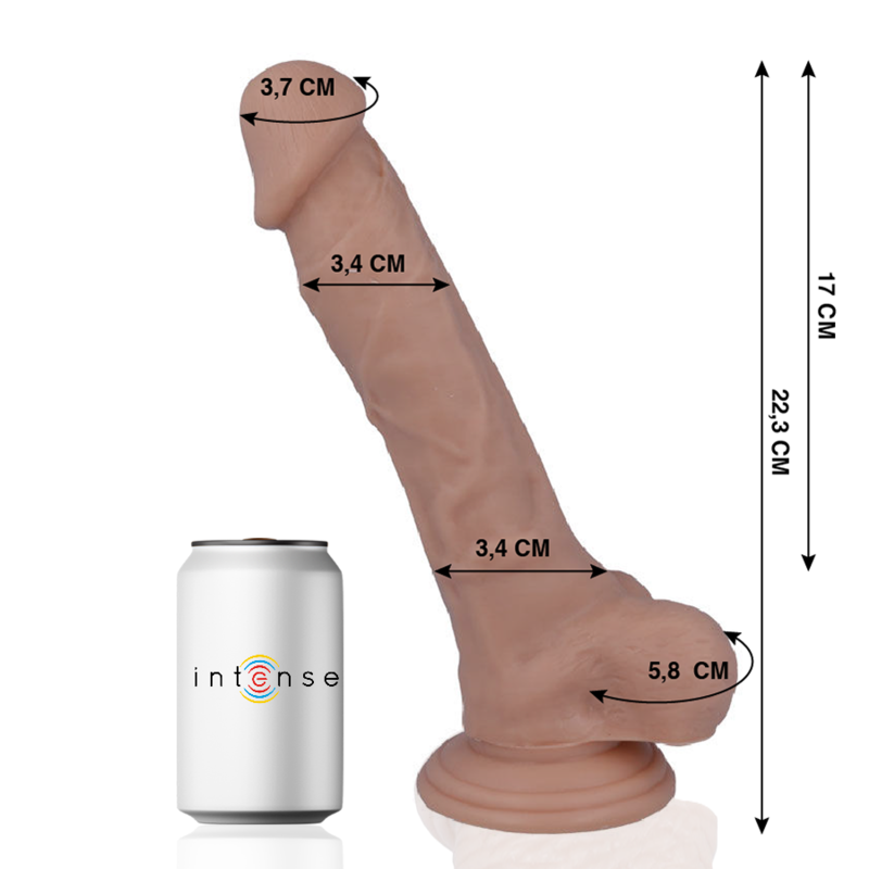 Gode réaliste ultra-doux 22,3 cm — MR. INTENSE DILDOS