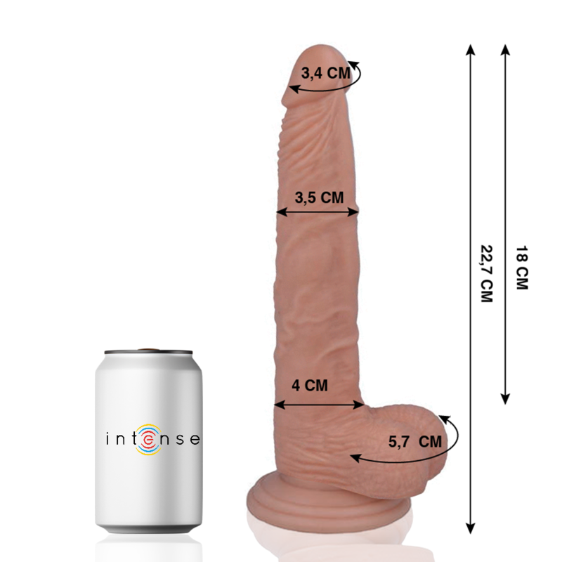 Dildo réaliste souple 22,7 cm — MR. INTENSE DILDOS