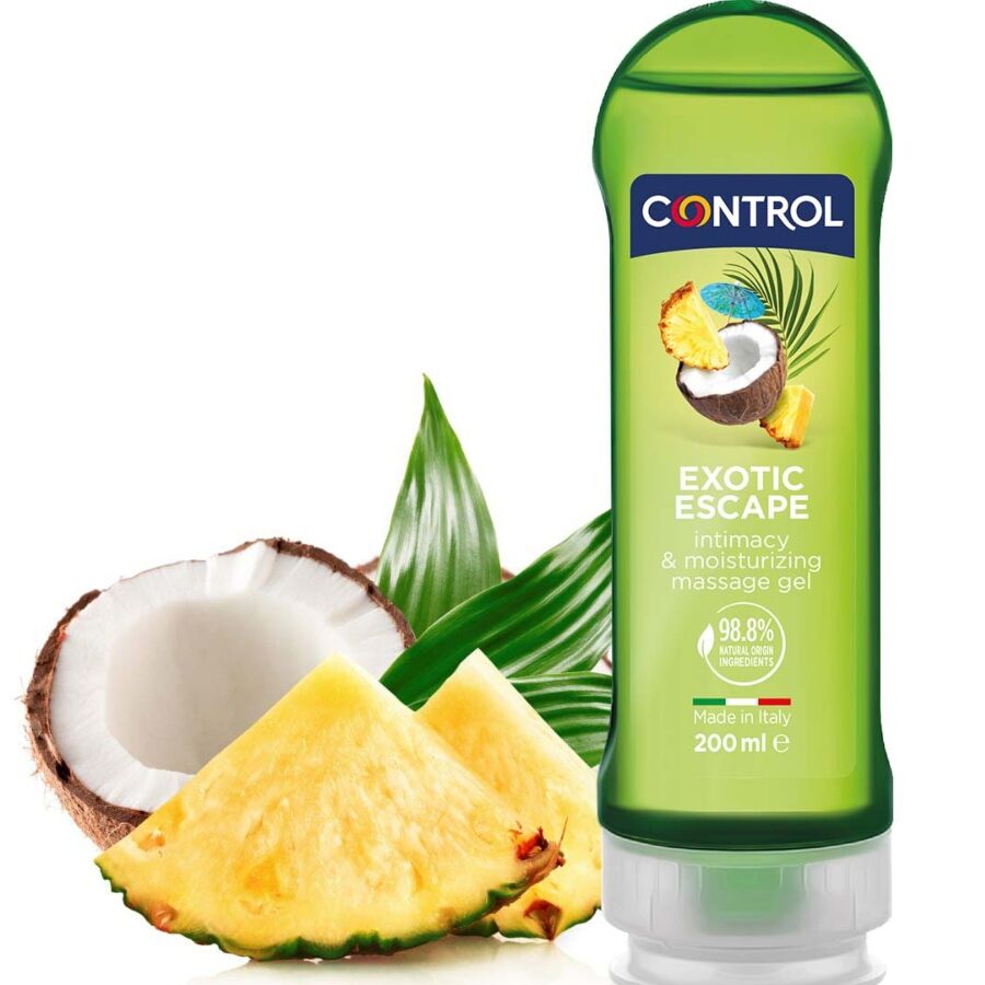 Gel massage 2-en-1 stimulant exotique 200 ml — CONTROL LUBES