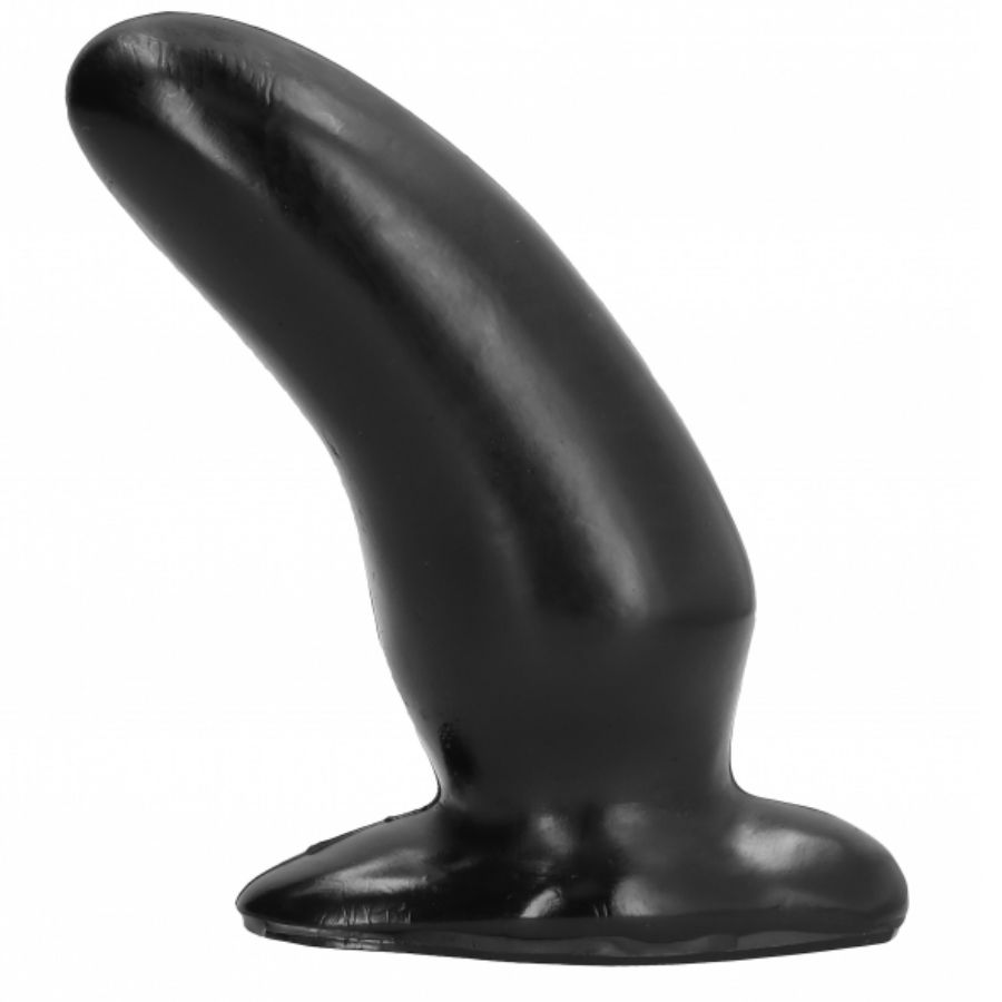 Plug anal incurvé 13 cm — ALL BLACK