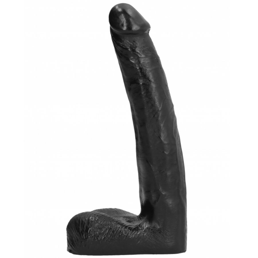 Dildo réaliste texturé 21 cm — ALL BLACK