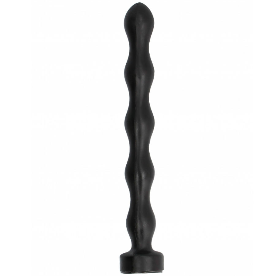 Plug anal progressif à billes 32 cm — ALL BLACK