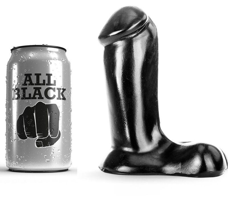 Godet réaliste court 14 cm — ALL BLACK