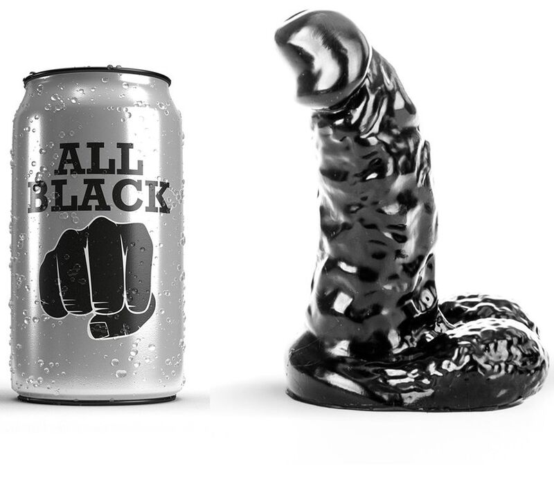 Stimulateur vaginal nervuré — ALL BLACK