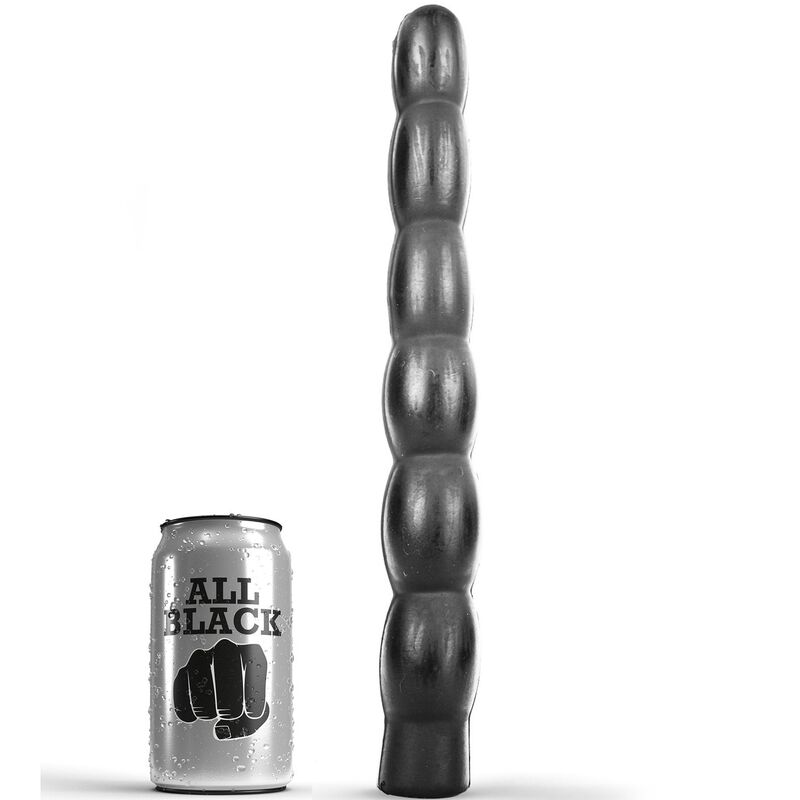 Gode anal long et souple 32 cm — ALL BLACK