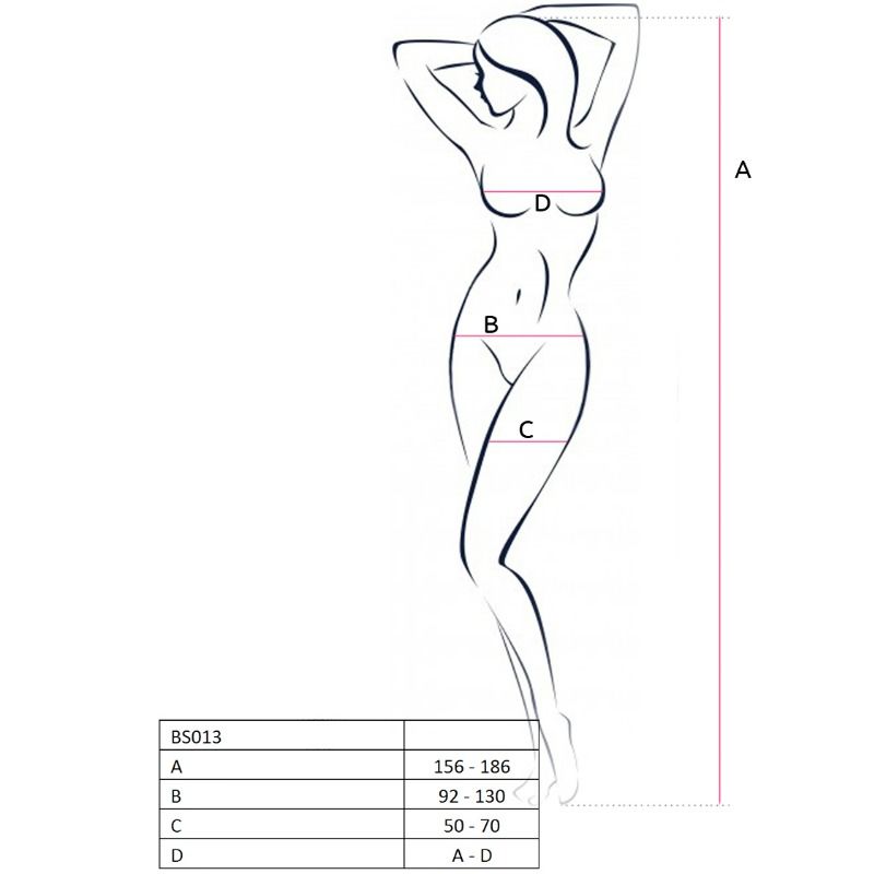 Body en résille blanc avec entrejambe ouvert — PASSION WOMAN BODYSTOCKINGS