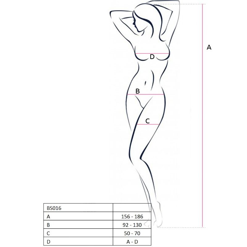 Body en résille noir avec ouverture — PASSION WOMAN BODYSTOCKINGS