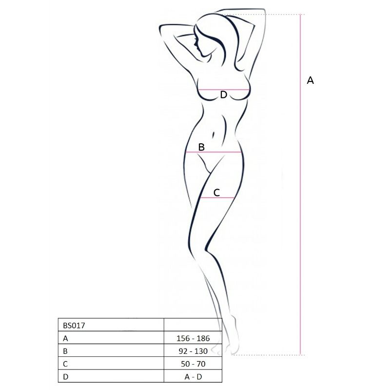 Body en résille noir avec ouverture dentelle — PASSION WOMAN BODYSTOCKINGS