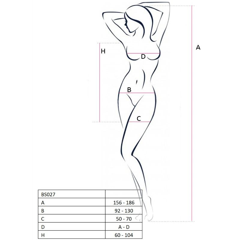 Body stocking de encaje vestido corto — PASSION WOMAN BODYSTOCKINGS