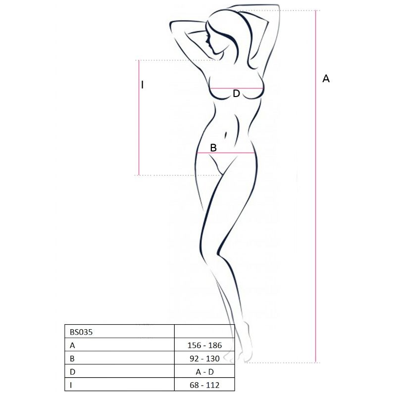 Body en résille blanc avec ouverture à l'entrejambe — PASSION WOMAN