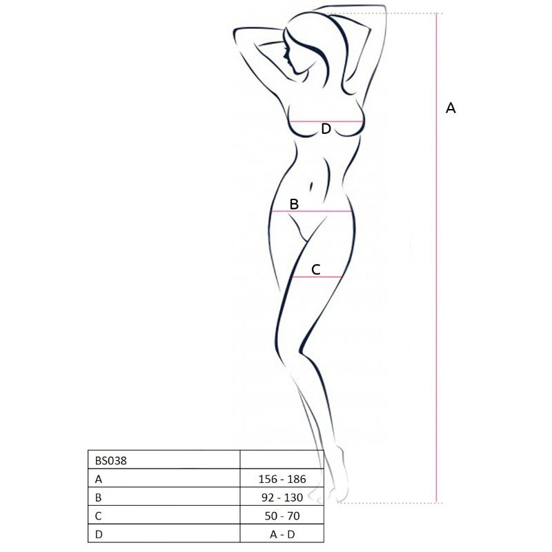 Body en résille noir avec ouvertures — PASSION WOMAN