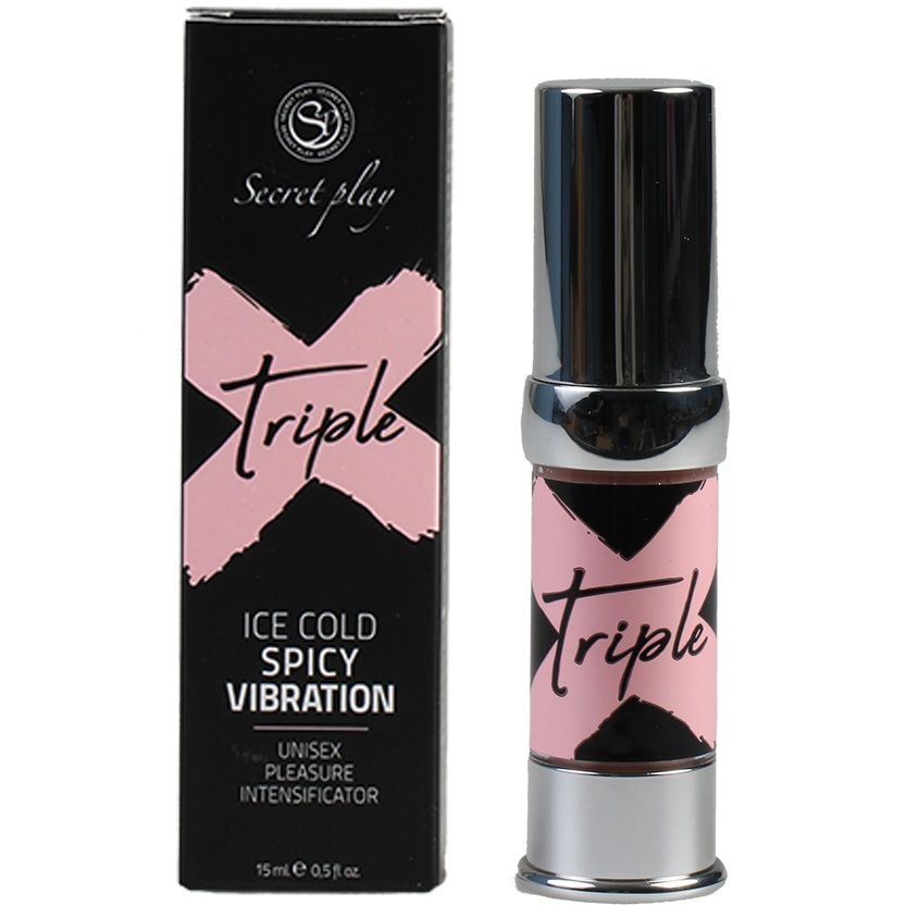 Gel intensificateur de plaisir unisexe triple effet froid-chaud-vibration — SECRETPLAY COSMETIC