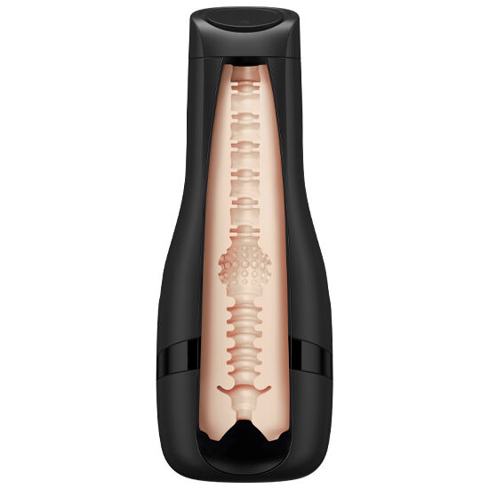 Manchon tri-texturé pour masturbateur réaliste — SATISFYER MEN