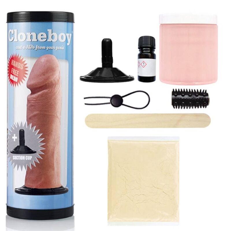 Kit moulage personnel avec gode et ventouse rose — CLONEBOY
