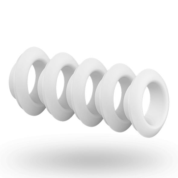 Kit de 5 embouts de rechange blancs — SATISFYER CAPS