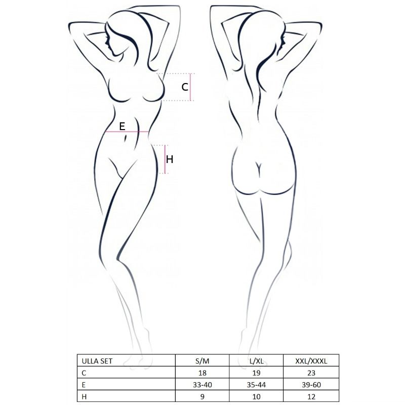 Ensemble de lingerie Ulla taille L/XL — PASSION WOMAN SETS