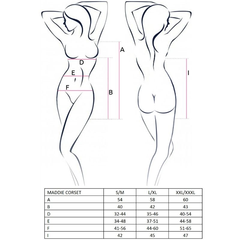 Corset Maddie noir — PASSION WOMAN CORSETS