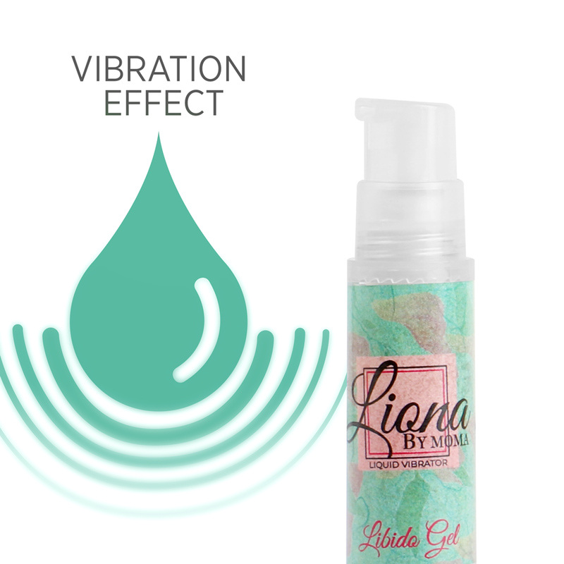 Gel liquide vibrant pour stimulation intime — LIONA BY MOMA