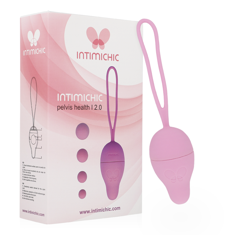 Balle de rééducation pelvienne en silicone avec poids progressifs — INTIMICHIC